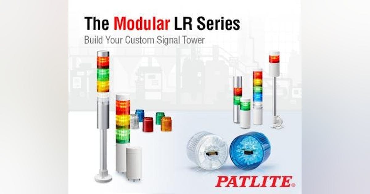 PATLITE Corporation Introduces Its LR Series: Modular Signal Towers ...