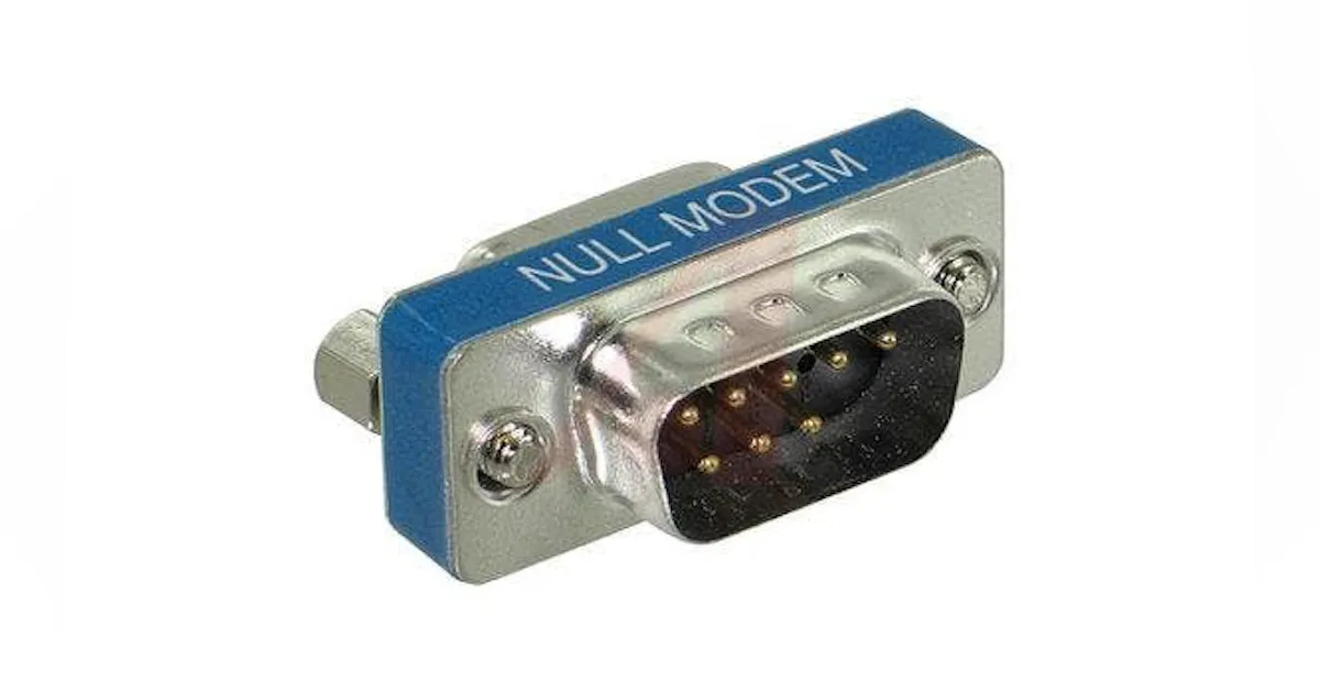 Adapter, Slimline Null Modem Adapter, DB9 Male / Female | New Equipment ...