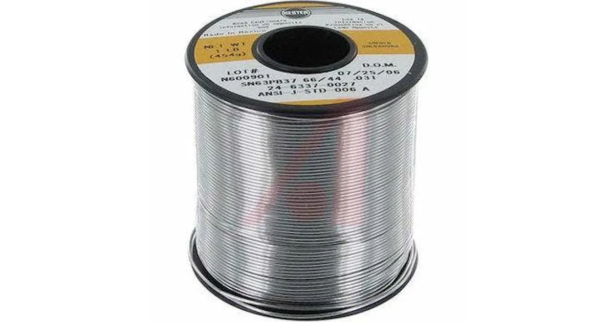 Ra.com Wire Solder Wire; highly active RA flux; Sn63Pb37; .031 dia; core 66; 1 lb ...