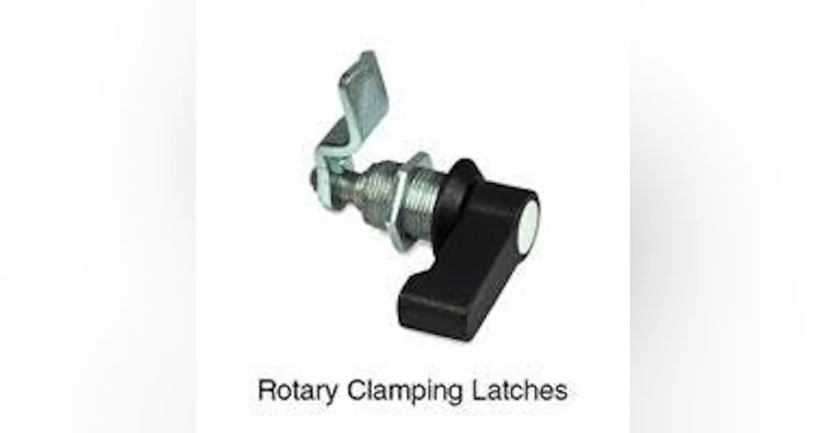 Rotating Latch Ramp Rotary Clamping Latches | New Equipment Digest