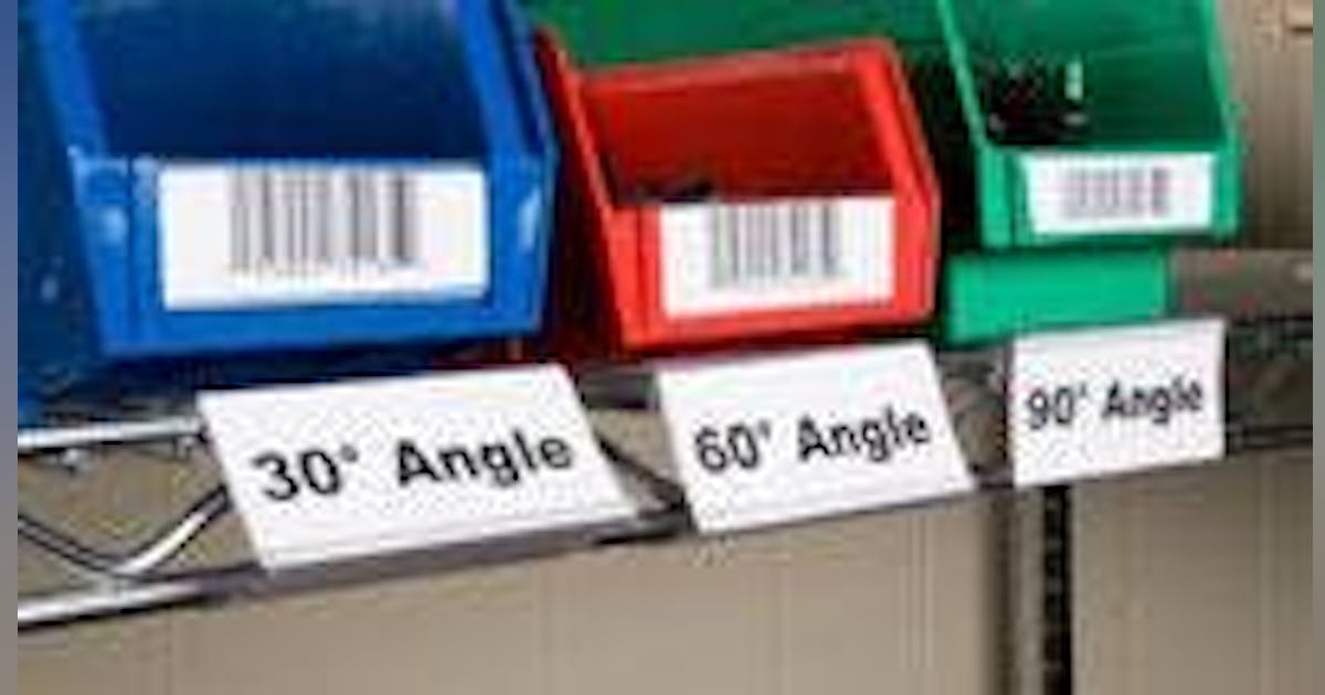 Adjustable Label Holders | New Equipment Digest