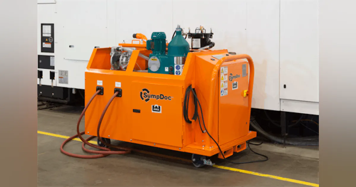 Portable Inline Fluid Reclamation Machine | New Equipment Digest