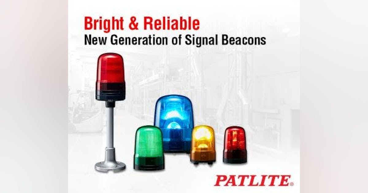 PATLITE Corporation Introduces a New Generations of Signal Beacons (SL ...
