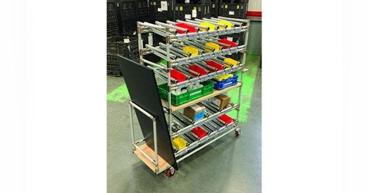 Creform Introduces the Mobile Flow Rack/Cart | New Equipment Digest