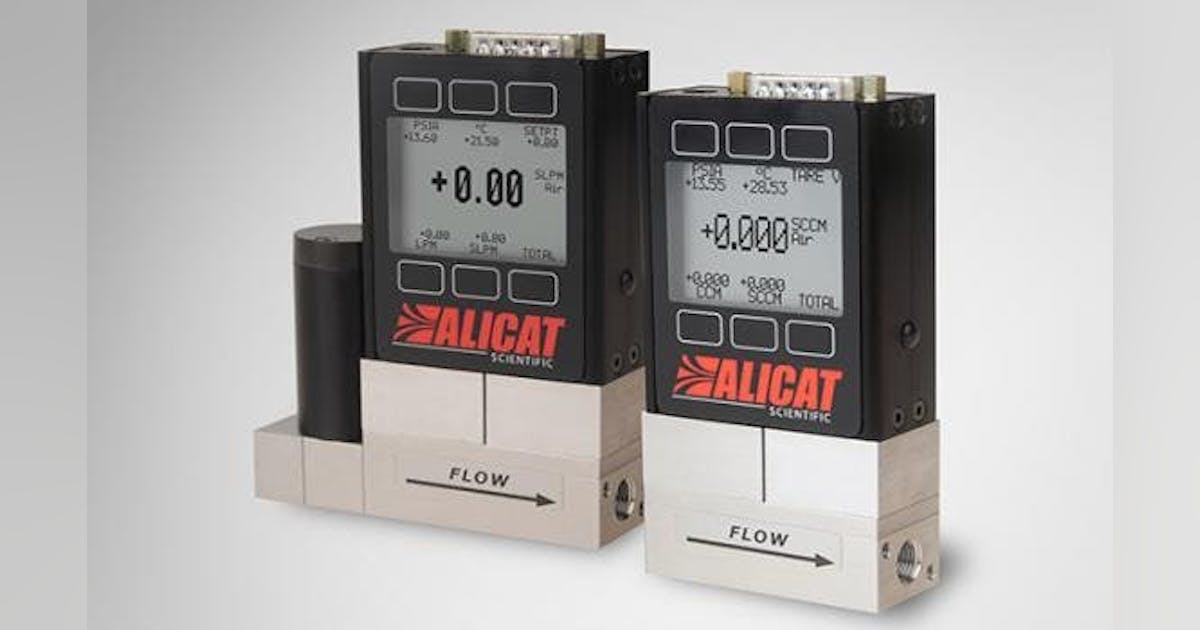 High Pressure Mass Flow Controllers and Flow Meters | New Equipment Digest