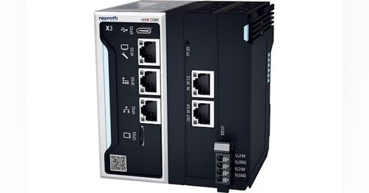 Bosch Rexroth Introduces Its ctrlX COREplus X3 Automation Controller ...