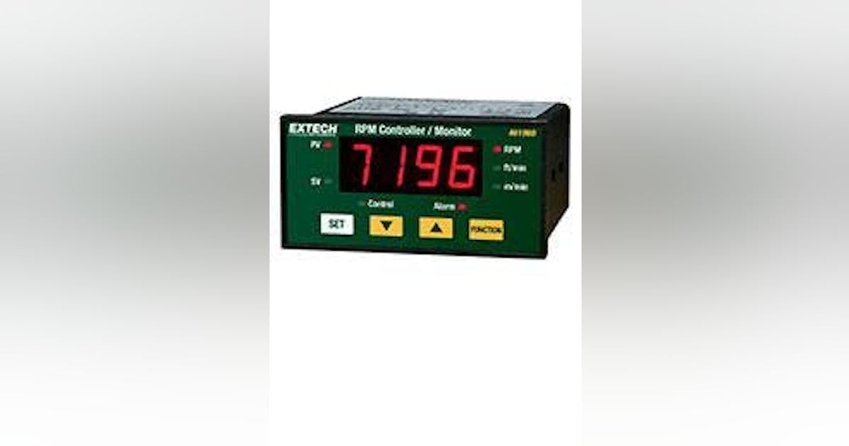 Panel Mount RPM Controller/Monitor | New Equipment Digest