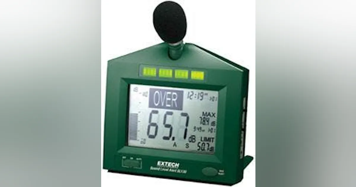 Sound Level Alert with Alarm | New Equipment Digest