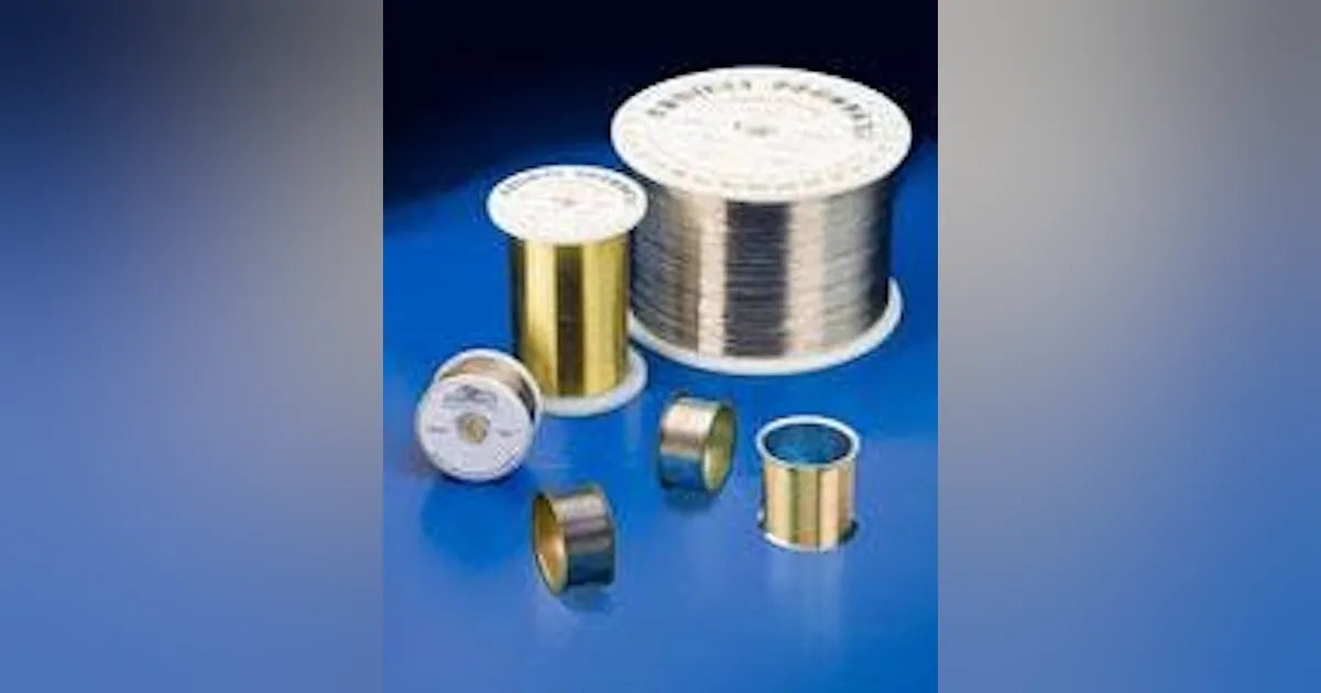 Cladding Wire Thread Precious Metal Clad Wire | New Equipment Digest