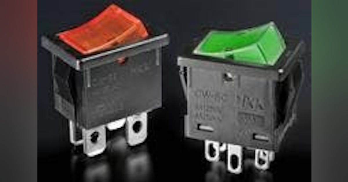 Illuminated Miniature Rocker Switches | New Equipment Digest