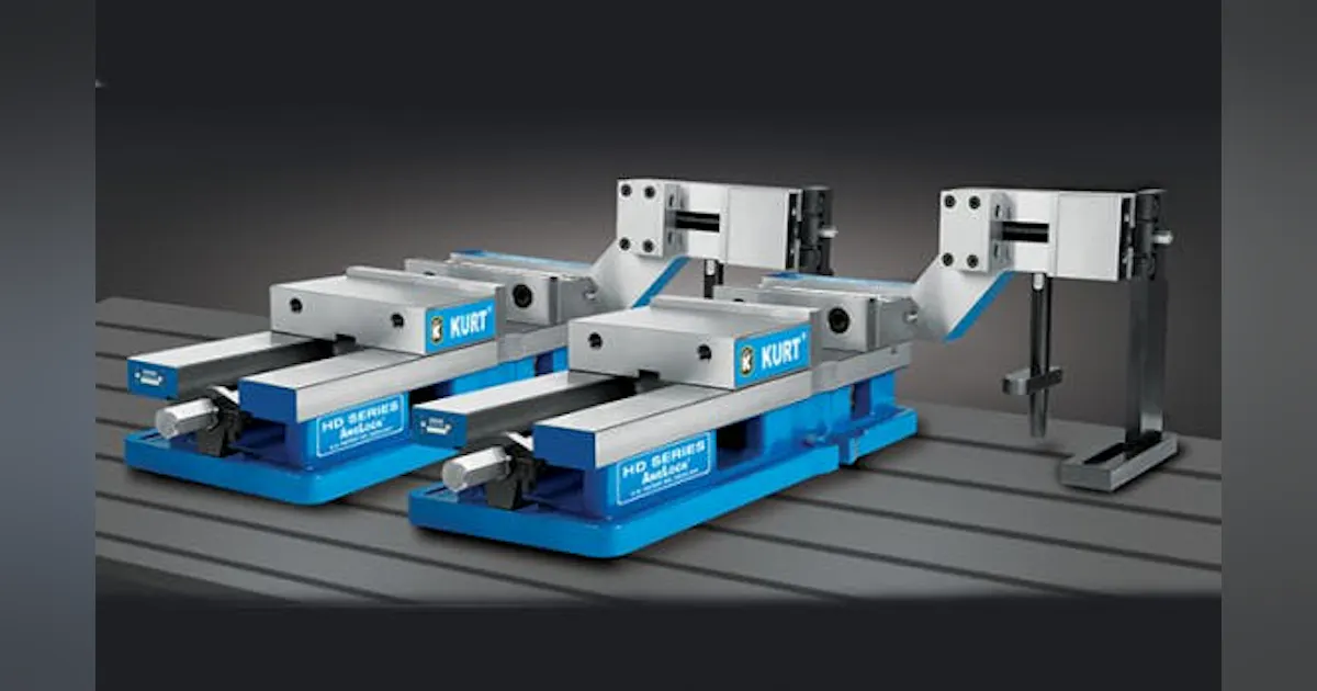 Machine Vice Production Vises Enhance Production Machining & Secondary Tasks | New Equipment Digest