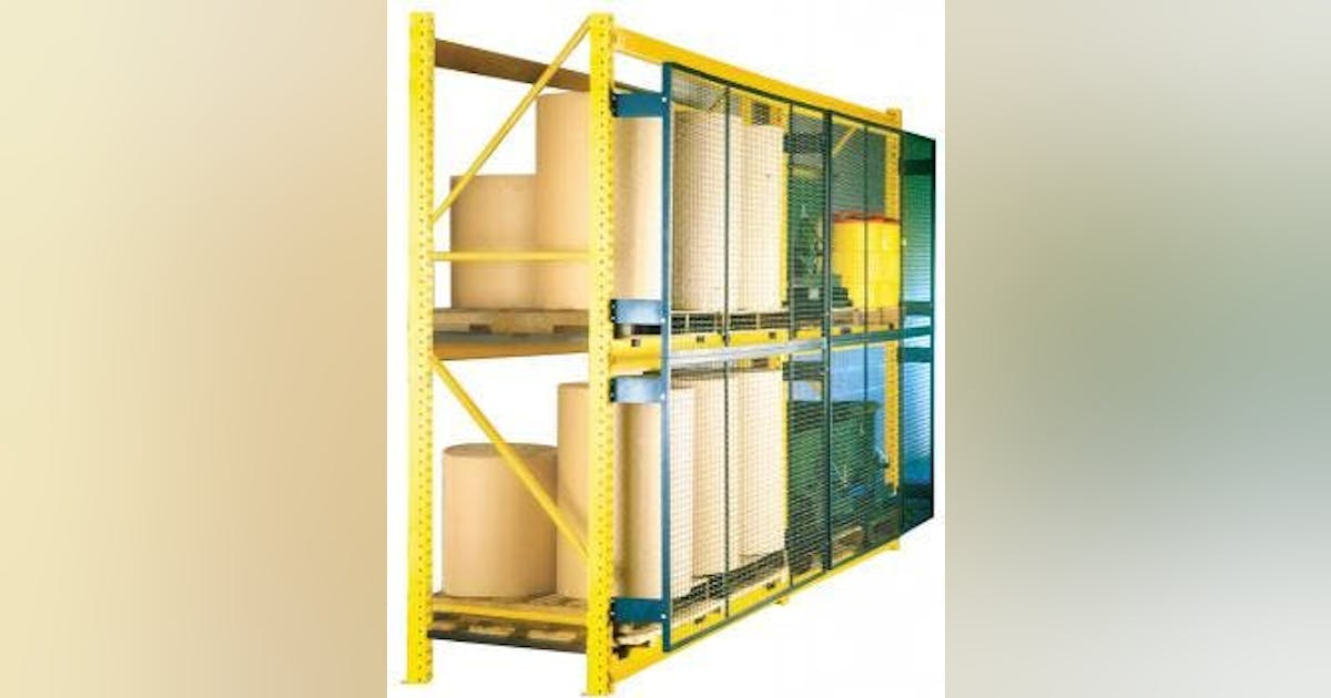 Rigid Panels Keep Product from Falling Off Pallet Rack | New Equipment ...