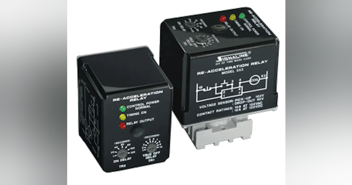 Re-acceleration Relay Series | New Equipment Digest