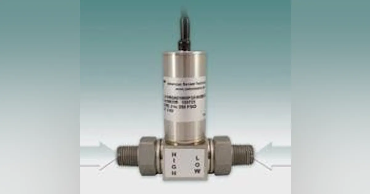Differential Pressure Sensor from AST for Liquids and Gases | New ...