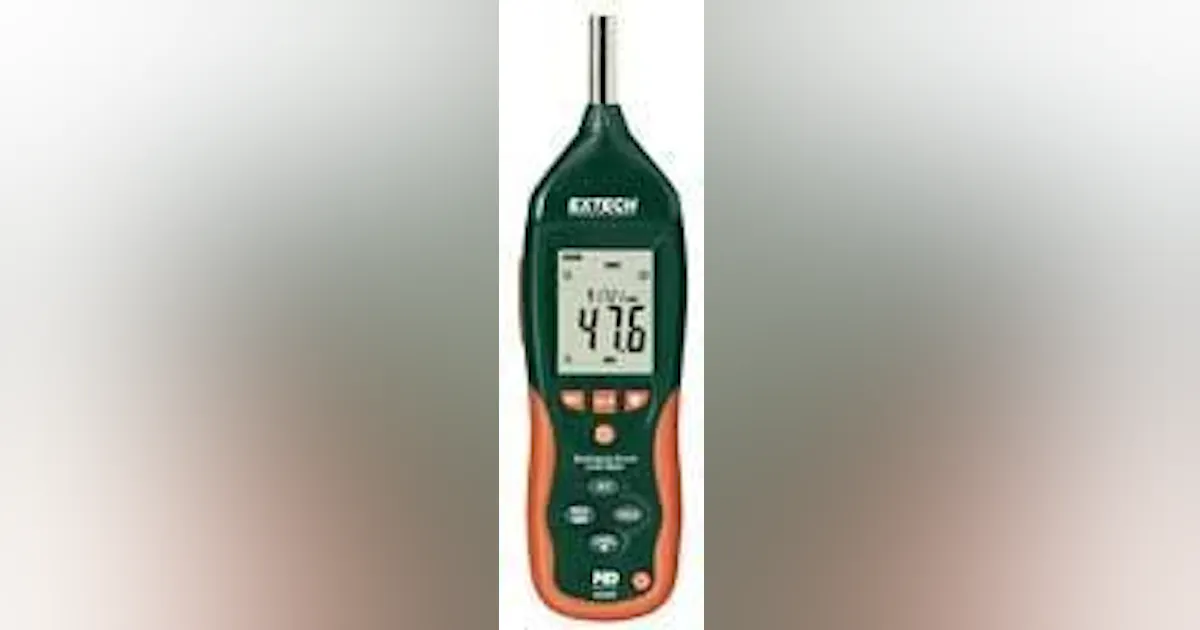 Extech HD600 Data Logging Sound Level Meter | New Equipment Digest