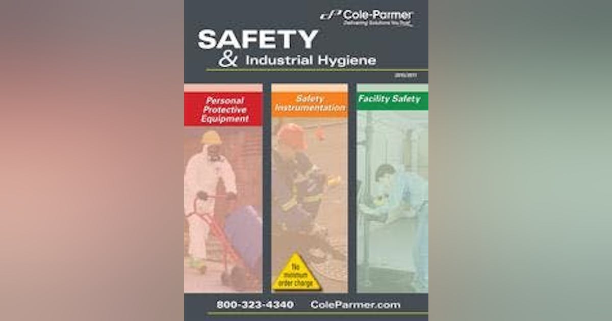 2010/2011 ColeParmer® Safety & Industrial Hygiene Catalog New
