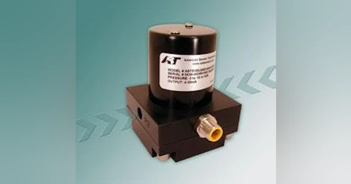 Differential Pressure Sensor | New Equipment Digest