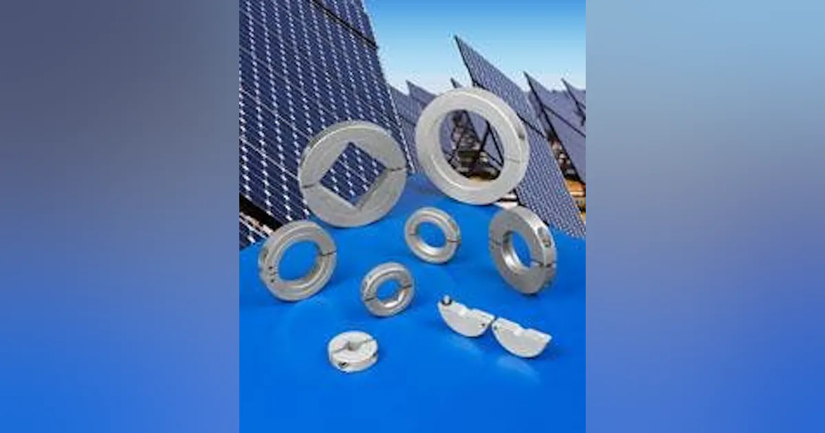 SHAFT COLLARS POSITION SOLAR ARRAYS | New Equipment Digest