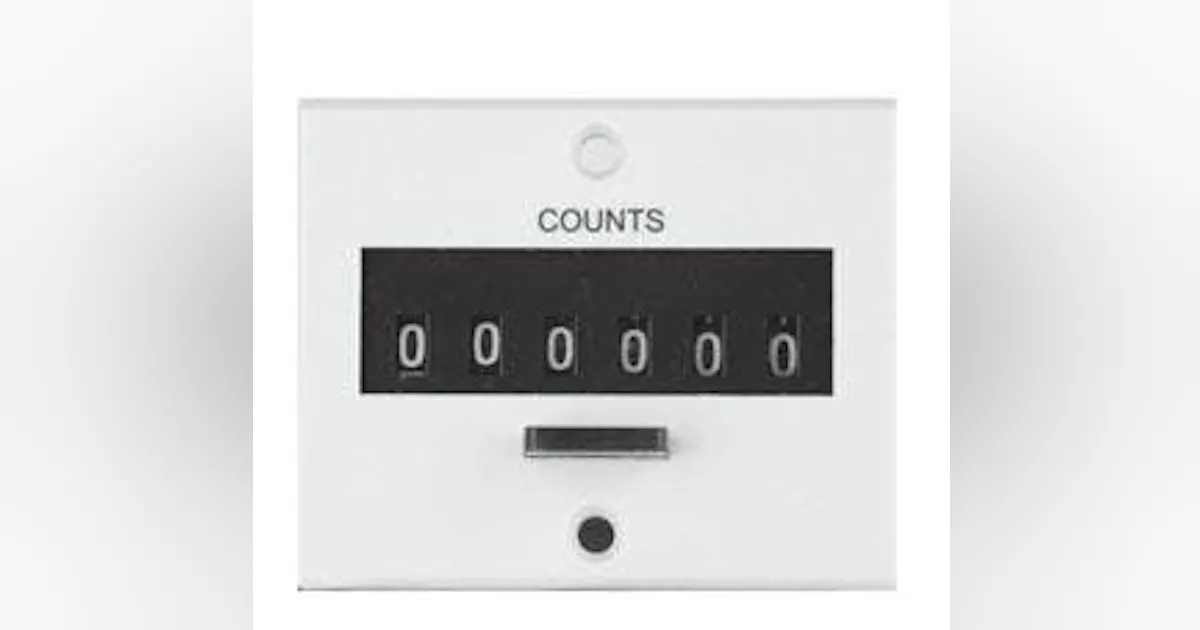 Resettable Electromechanical Counter | New Equipment Digest