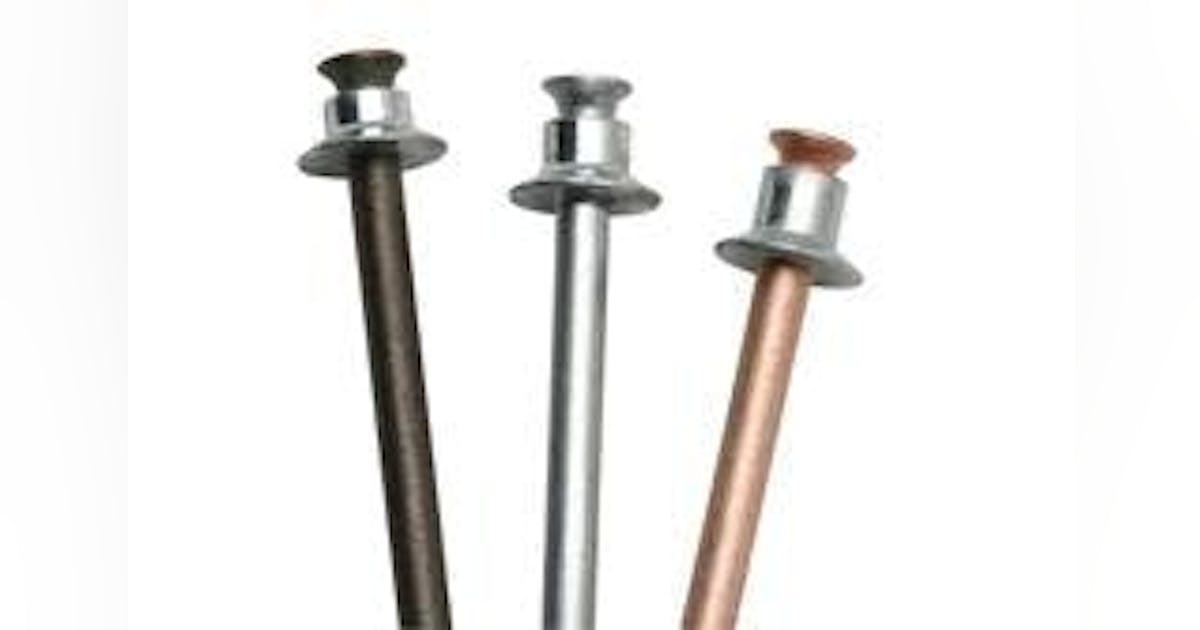 Pull-Thru (PT) Rivet for Use Where Clearance is Limited and a Flush Set ...