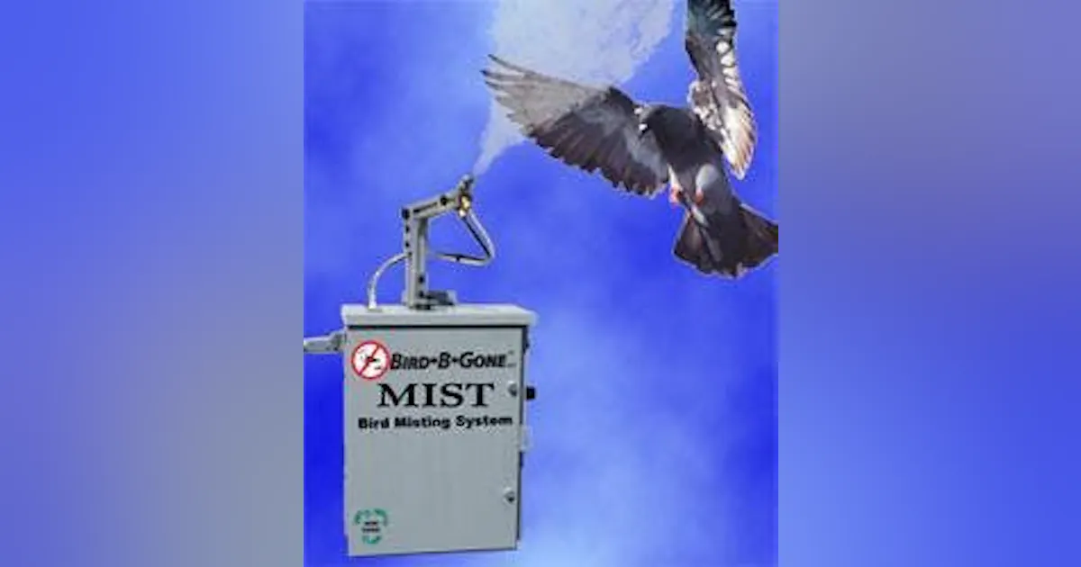 Bird Mist Machine Bird-B-Gone Mist; A Programmable Misting unit for Deterring Birds | New ...