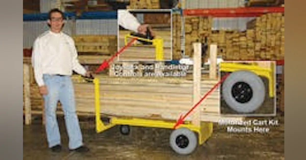 Motorizing New Cart Retrofit Kit for motorizing virtually any cart | New Equipment ...
