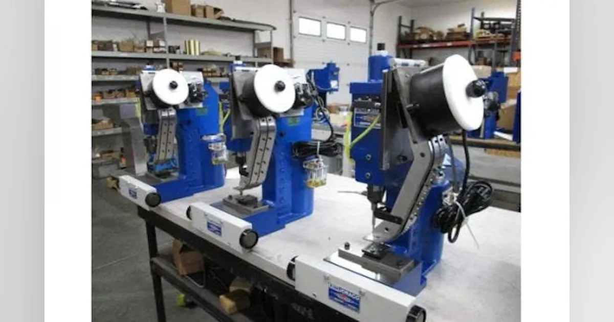 Model R Rivet Machine Model 130-R Rivet Machine Press Provides Automatic Feeding Capabilities ...