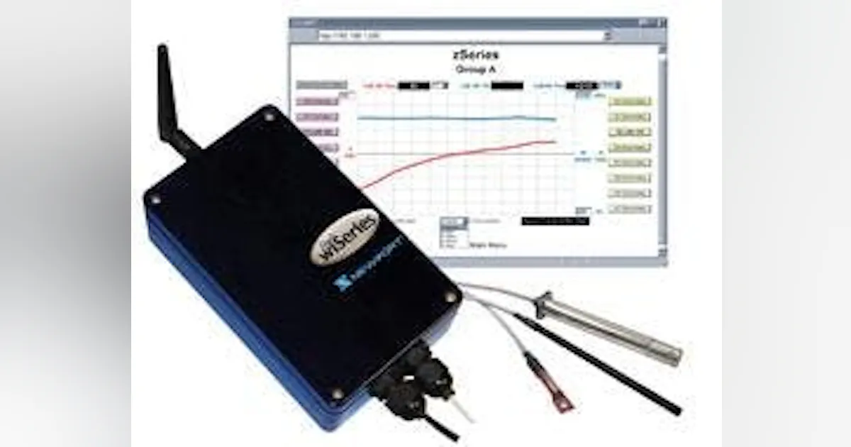 Wireless Sensor Model Wireless Sensor System Provides Web-Based Monitoring | New Equipment Digest