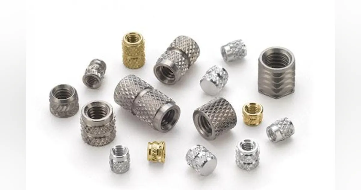 Lightweight Aluminum Threaded Inserts for Plastics | New Equipment Digest
