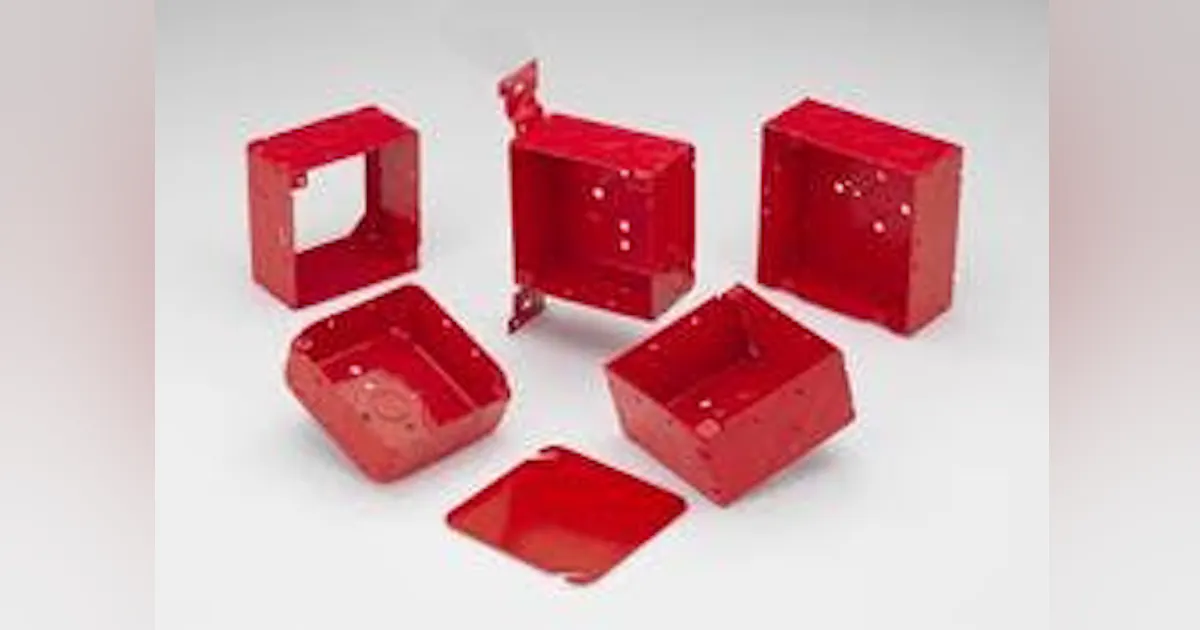 Red Fire Alarm Boxes and Fittings | New Equipment Digest
