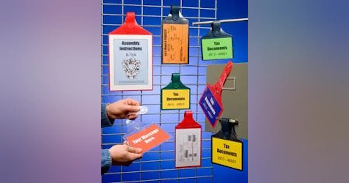 VINYL POUCHES MOUNT ONTO BASKETS AND RACKS – FREE SAMPLES | New ...