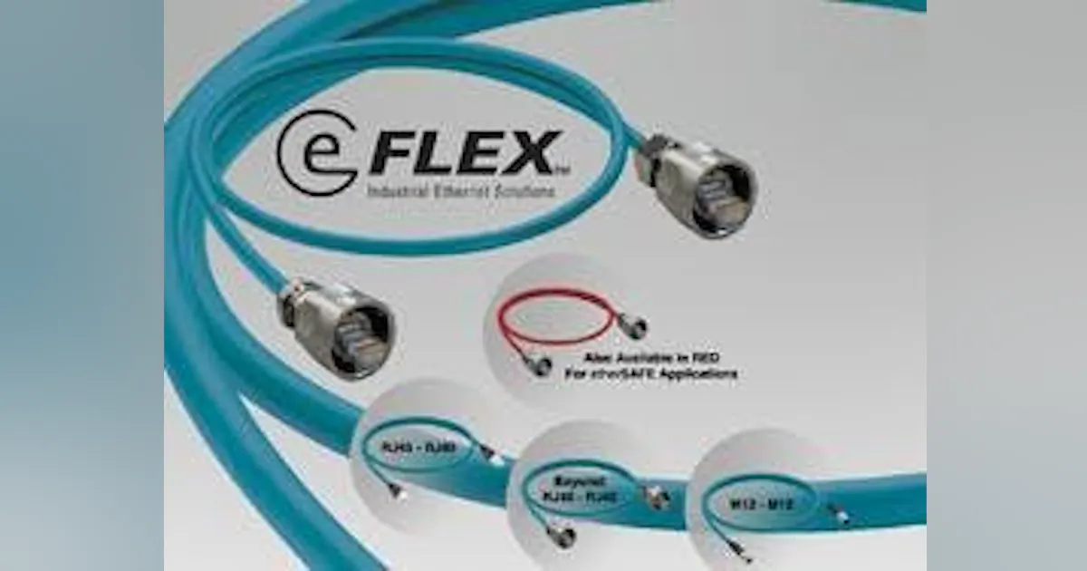 Eflex Industrial Ethernet – e-FLEX™ Cordsets with a Continuous Flex Rating of ...