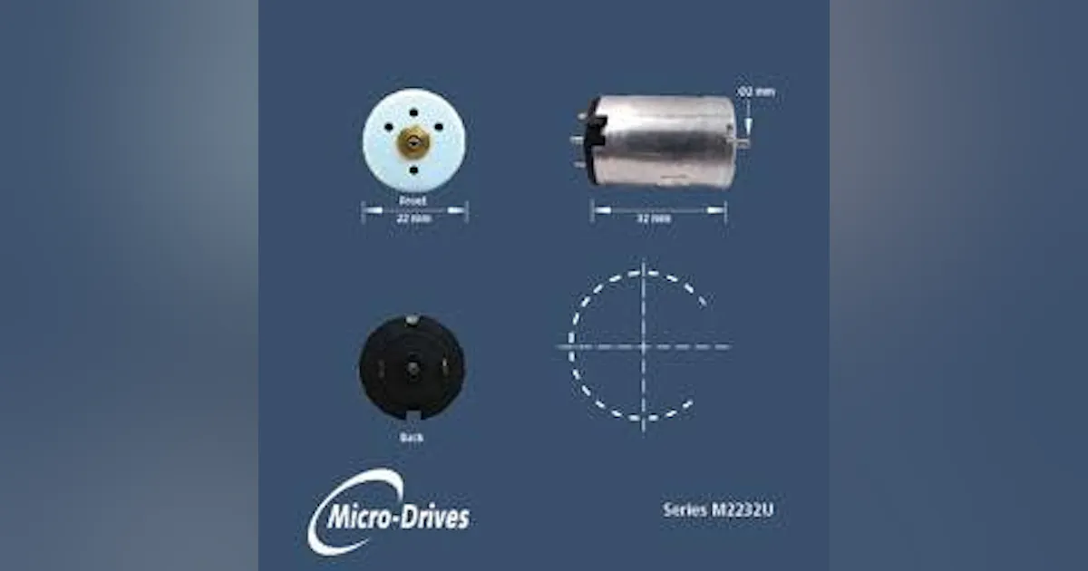 Low-cost Powerhouse: Ø22mm Lo-cog DC Micromotor with Graphite ...