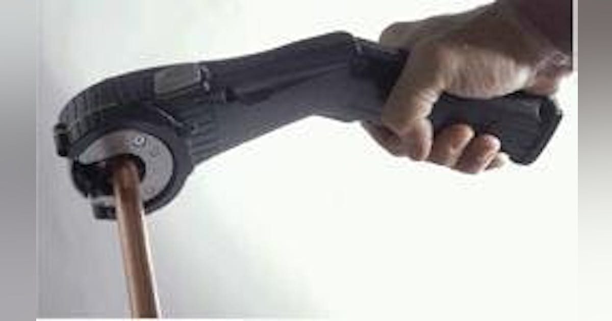 UltraCut cordless power tubing cutter. New Equipment Digest