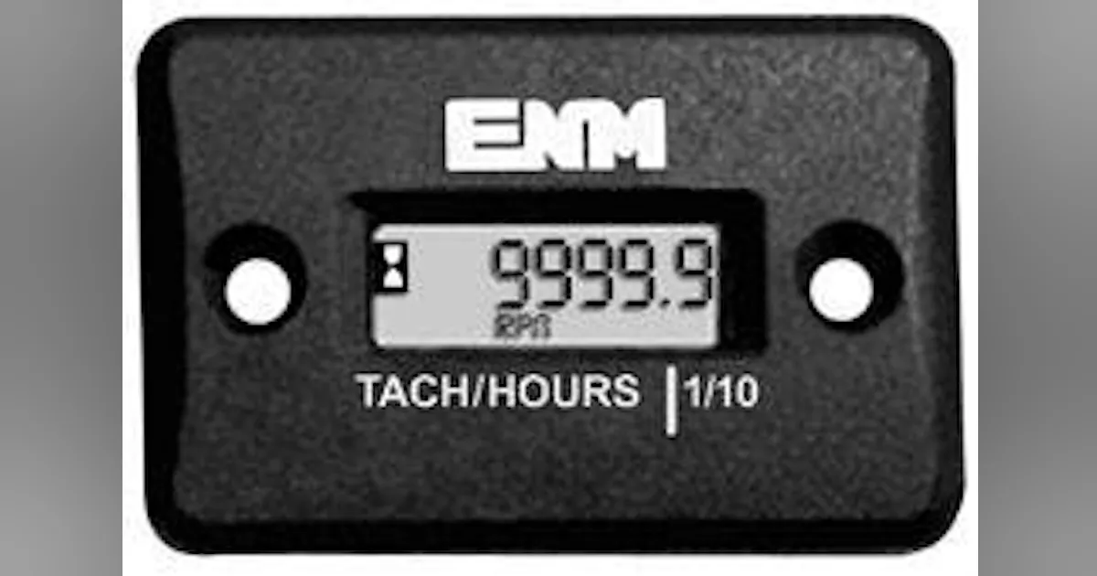 Tach/Hour Meter Surface Mounted Self-Powered PT15E Series | New ...