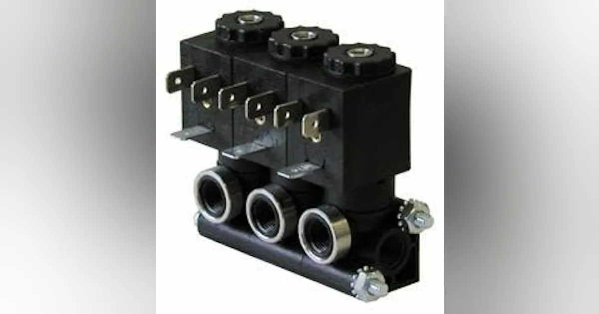 Stackable Solution Valves Versatile Stackable Body Allows Solenoid Valve Customization | New ...