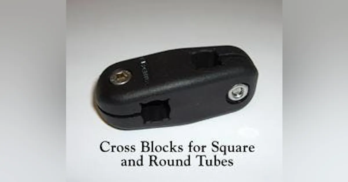 Cross Blocks for Square and Round Tubes. | New Equipment Digest