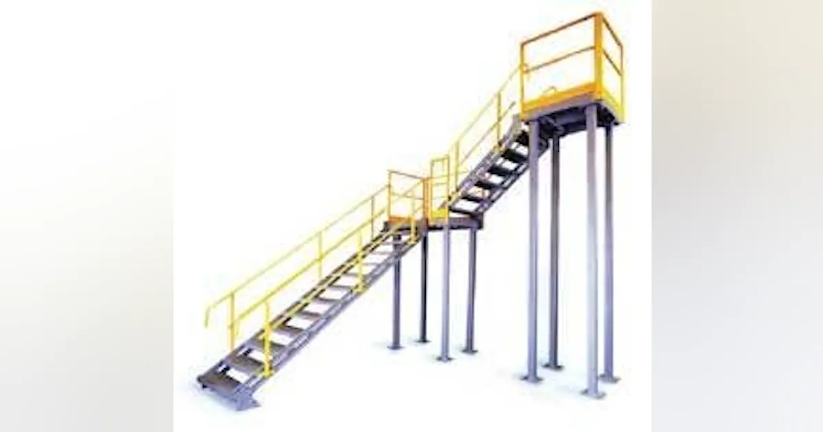 Structural Step Label Quick-Step Structural Stairs | New Equipment Digest