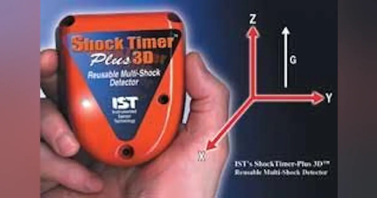 ShockTimer-Plus 3D™ Shock Detector for Shipment Monitoring | New ...