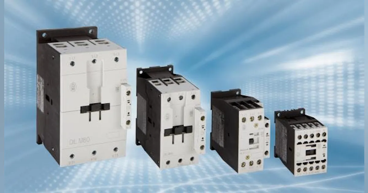 Electrical Contactor Base Moeller Answers Trend Toward Dc Control With New Feature-Rich Contactor ...