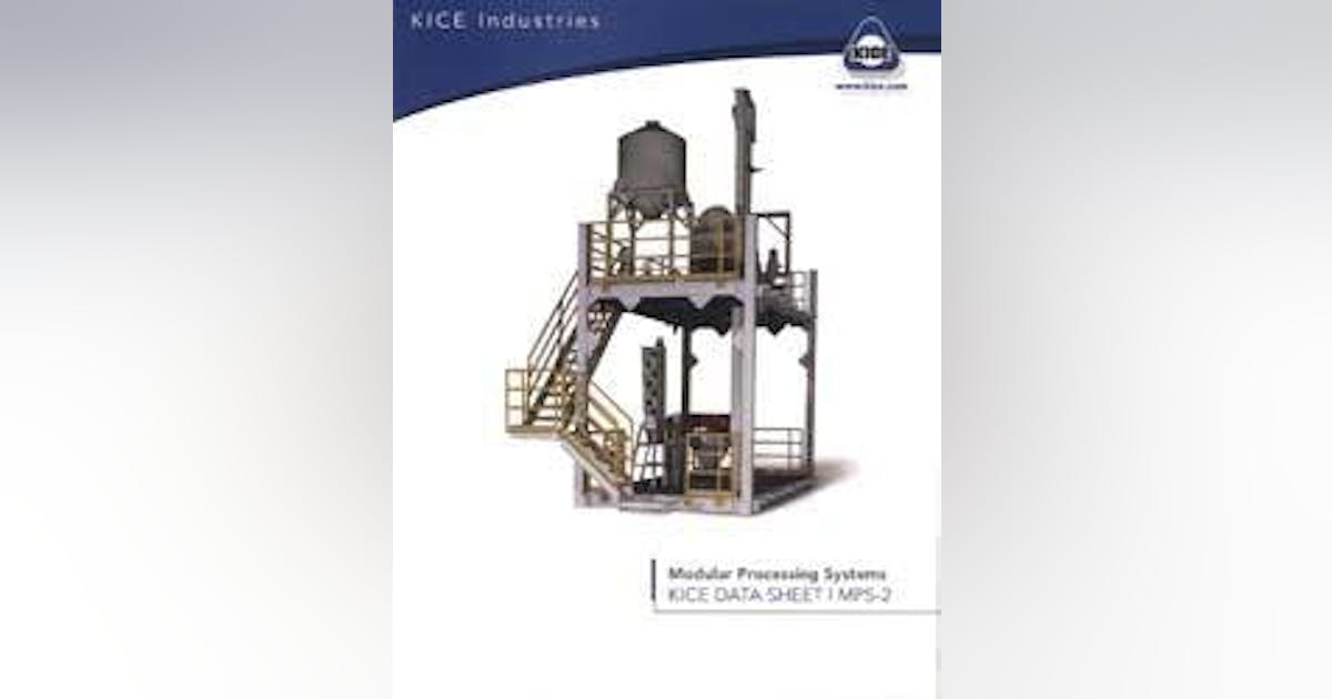 New Modular Processing Systems Brochure | New Equipment Digest