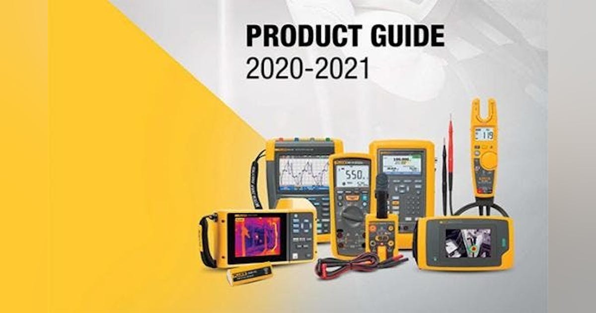 20202021 Edition of Test Tools Catalog From Fluke Corporation New