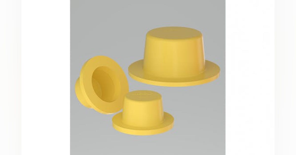 Thick Wide Flange Tapered Plug Cap | New Equipment Digest