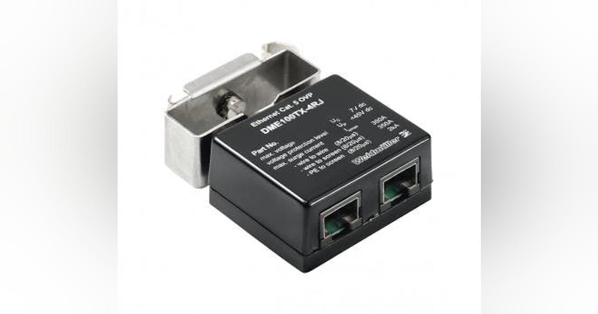 Reliable Networking with Weidmuller’s Industrial Ethernet Overvoltage ...