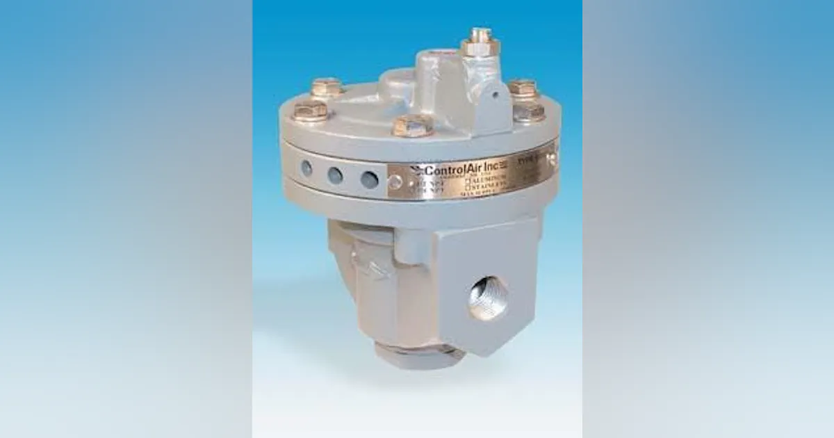 High Air Flow Volume Booster | New Equipment Digest