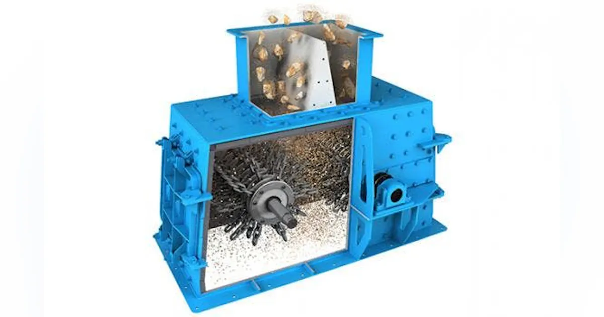 Stedman chain mill crusher series handles large amounts of material at ...