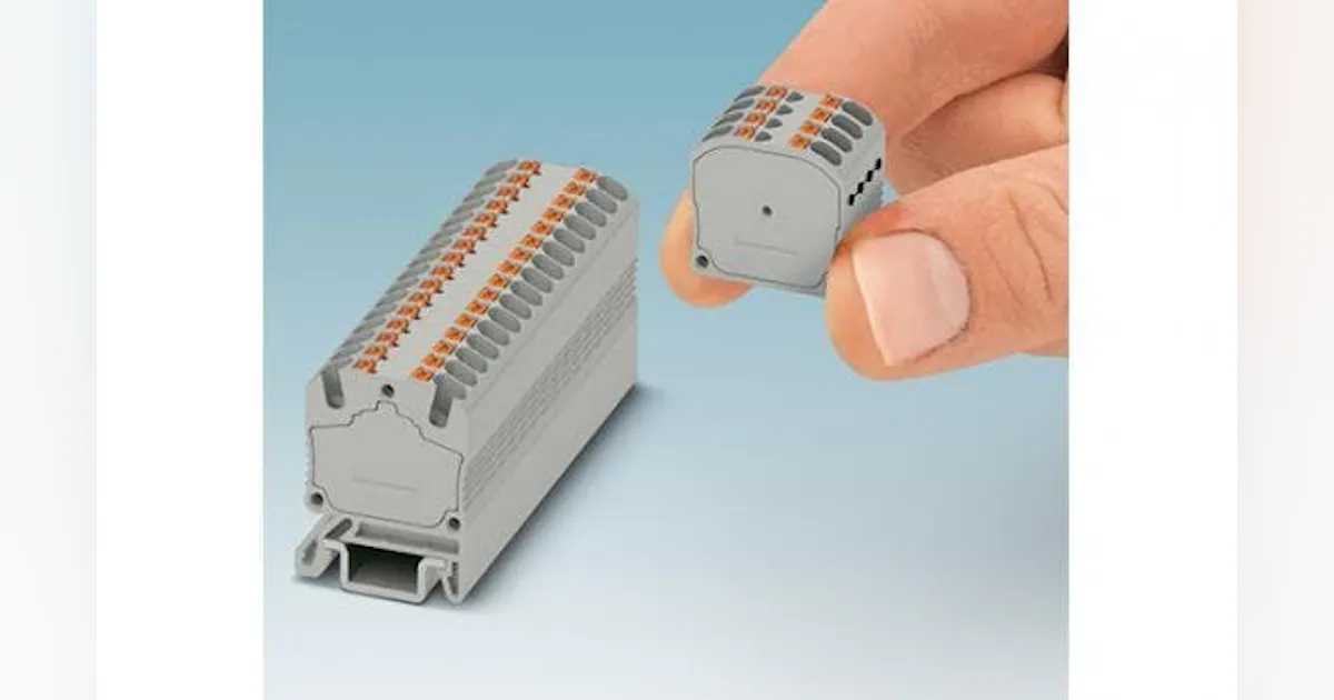 Mm Block MP 1.5 Micro Terminal Blocks Give Max Benefits | New Equipment Digest