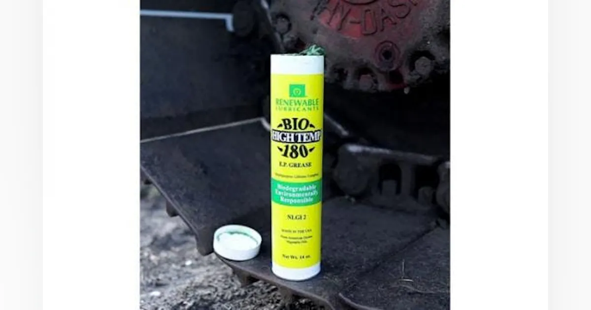 Renewable Lubricants, Inc.'s Bio-High Temp 180 EP Grease is a ...