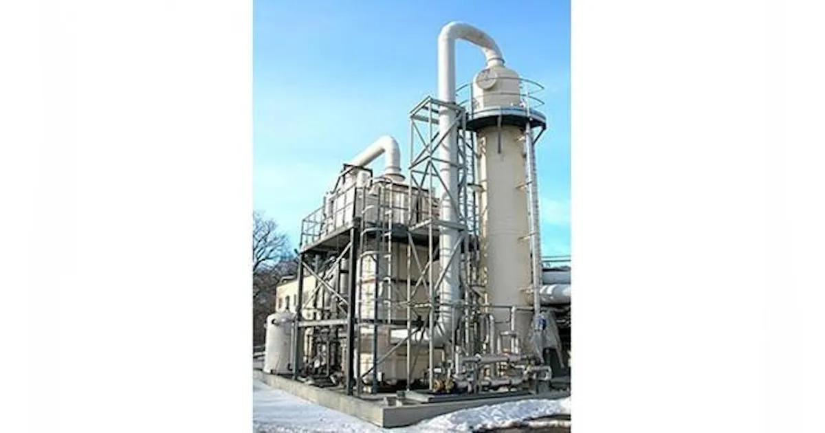 Titanium Scrubber Stack Series 5000 Tower Scrubbers for Gaseous Contaminants | New Equipment Digest
