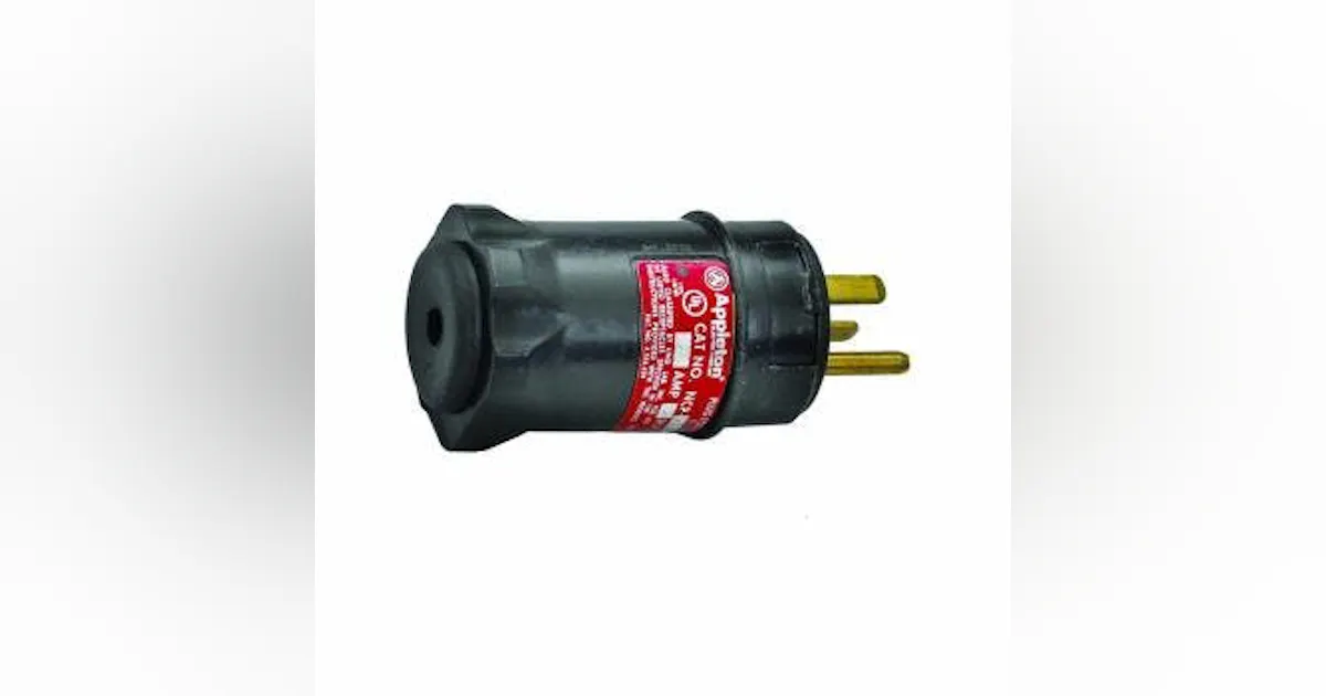 Appleton U-Line Interchanger Plugs (15 and 20 Amp) | New Equipment Digest